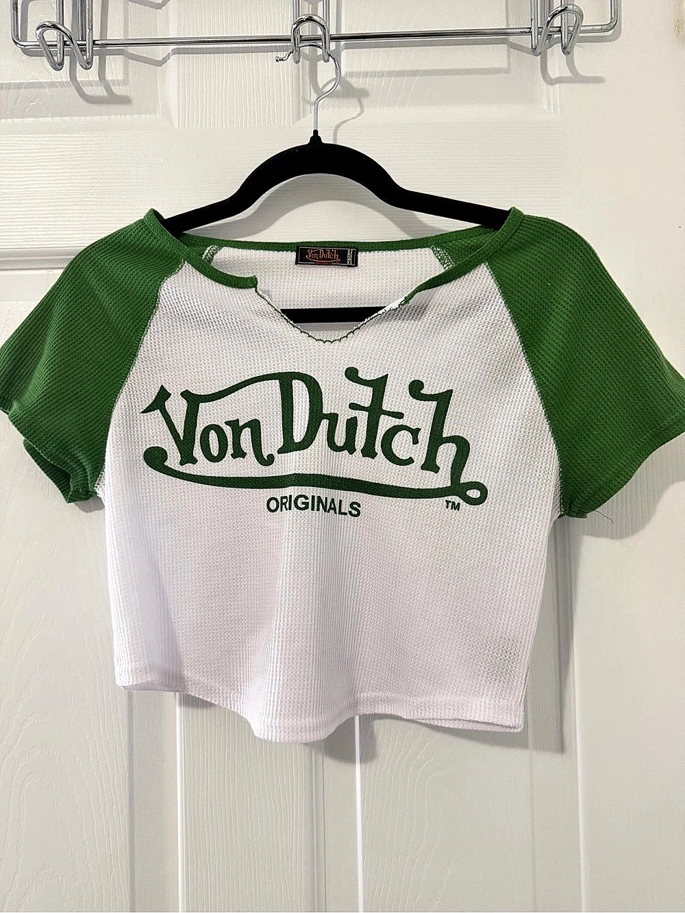 Von Dutch Originals Raglan Crop Top
